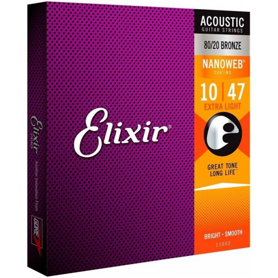 ELIXIR 11002 - Струны для акустической гитары
