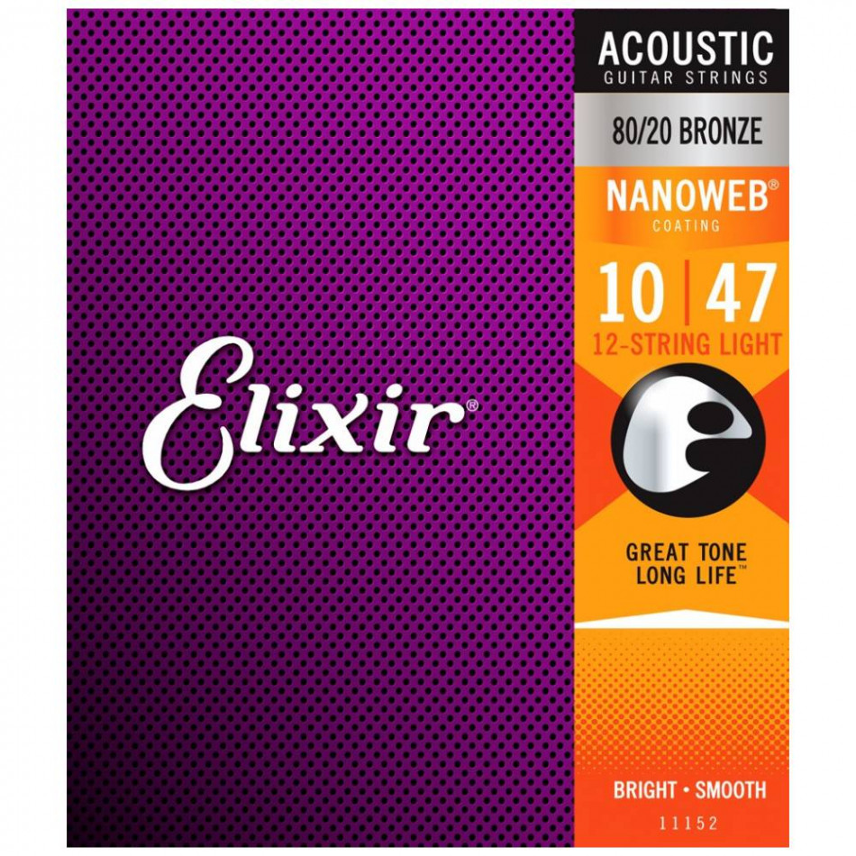 ELIXIR 11152 - Струны для 12 струнной акустической гитары