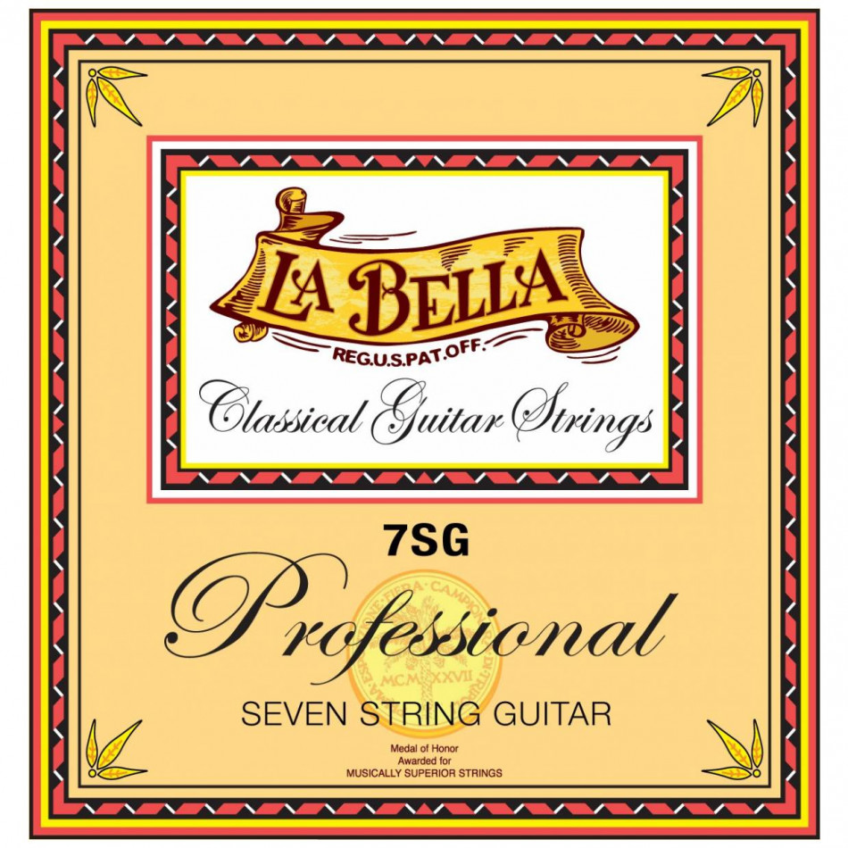 LA BELLA 7SG - Струны для классической гитары