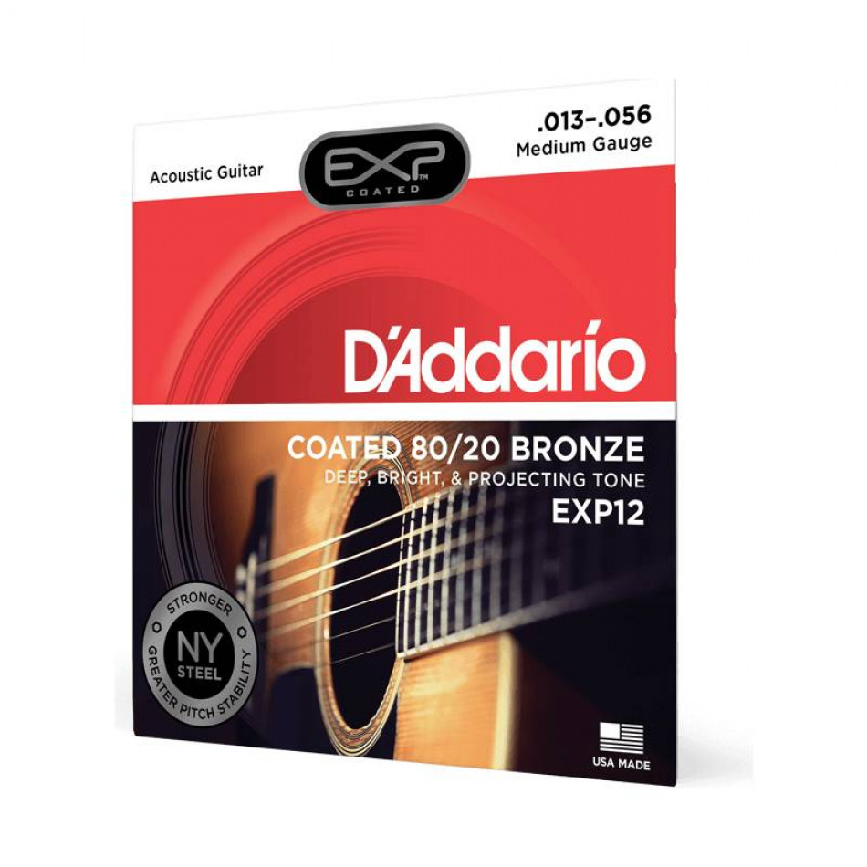 D'ADDARIO EXP12 - Струны для акустической гитары