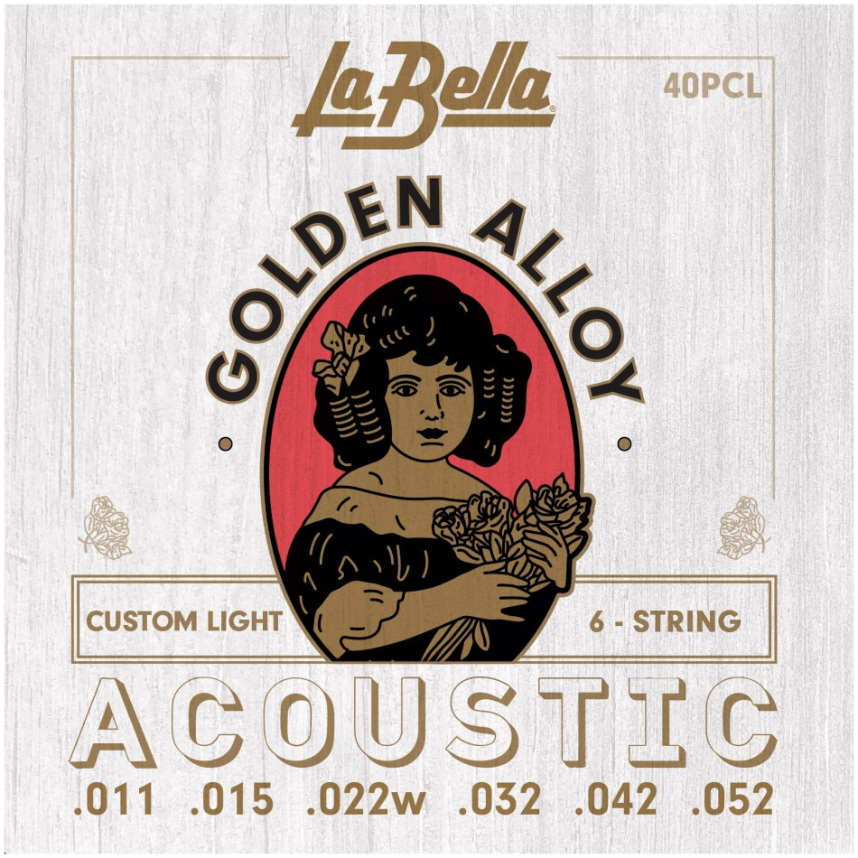 LA BELLA 40 PCL - Струны для акустической гитары