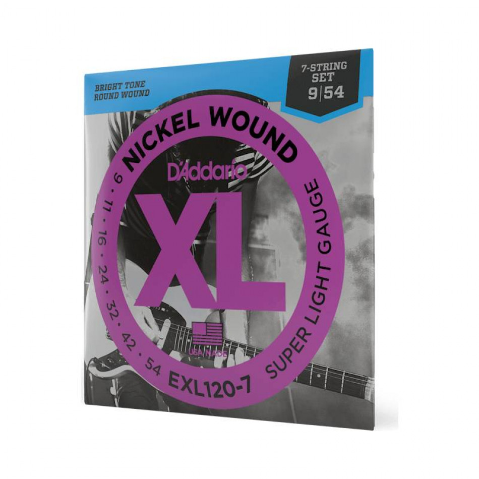 D'ADDARIO EXL120 7 - Струны для 7 струнной электрогитары