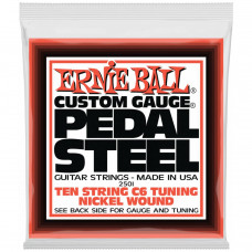 ERNIE BALL 2501 Nickel Wound C6 Tuning 12-66 - Струны для 10 струнной педальной слайд-гитары