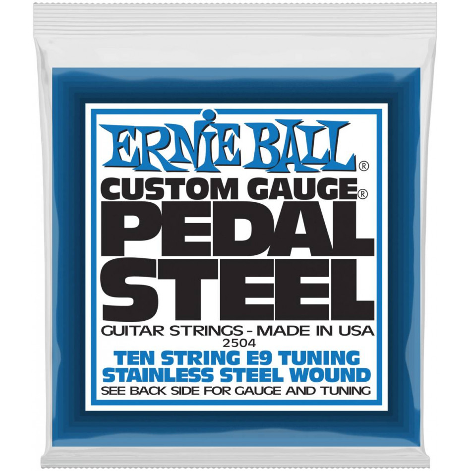 ERNIE BALL 2504 Stainless Steel E9 Tuning 13-39 - Струны для 10 струнной педальной слайд-гитары