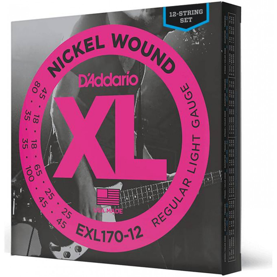 D'ADDARIO EXL170 12 - Струны для 12 струнной электрогитары