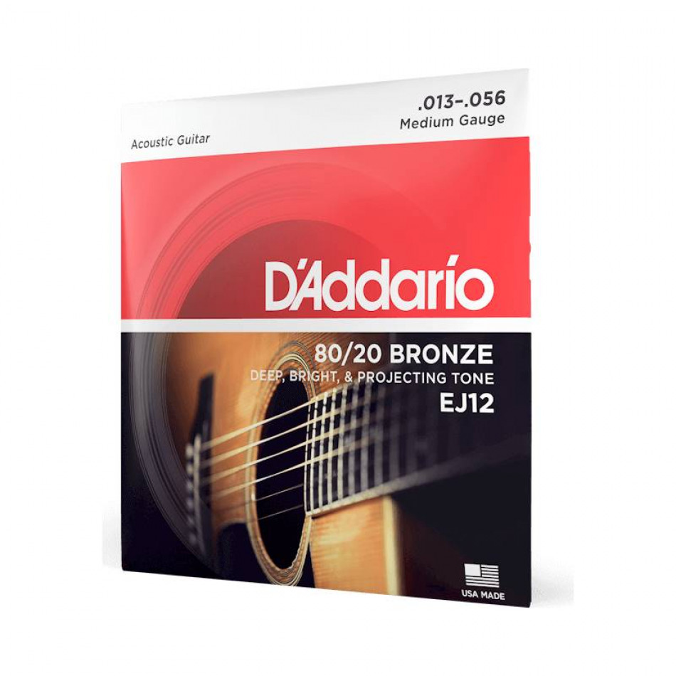 D'ADDARIO EJ12 - Струны для акустической гитары