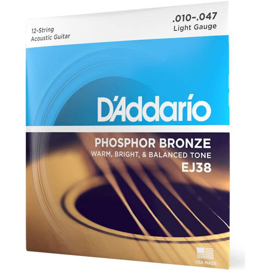 D'ADDARIO EJ38 - Струны для 12 струнной акустической гитары