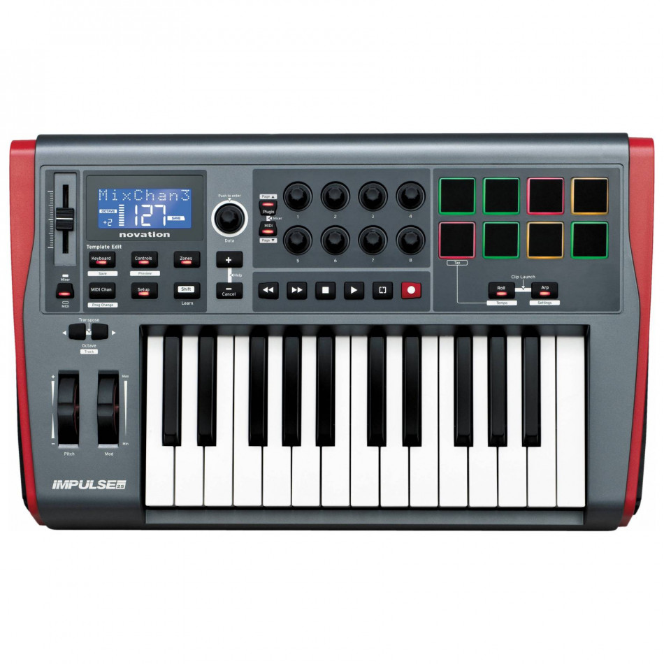 NOVATION Impulse 25 - MIDI-клавиатура