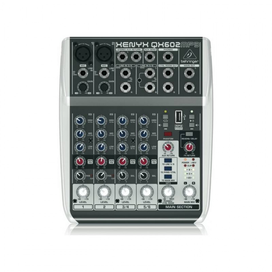 BEHRINGER QX602MP3 - Микшерный пульт