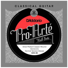 D'ADDARIO SDN-3B - Полукомплект струн для классической гитары