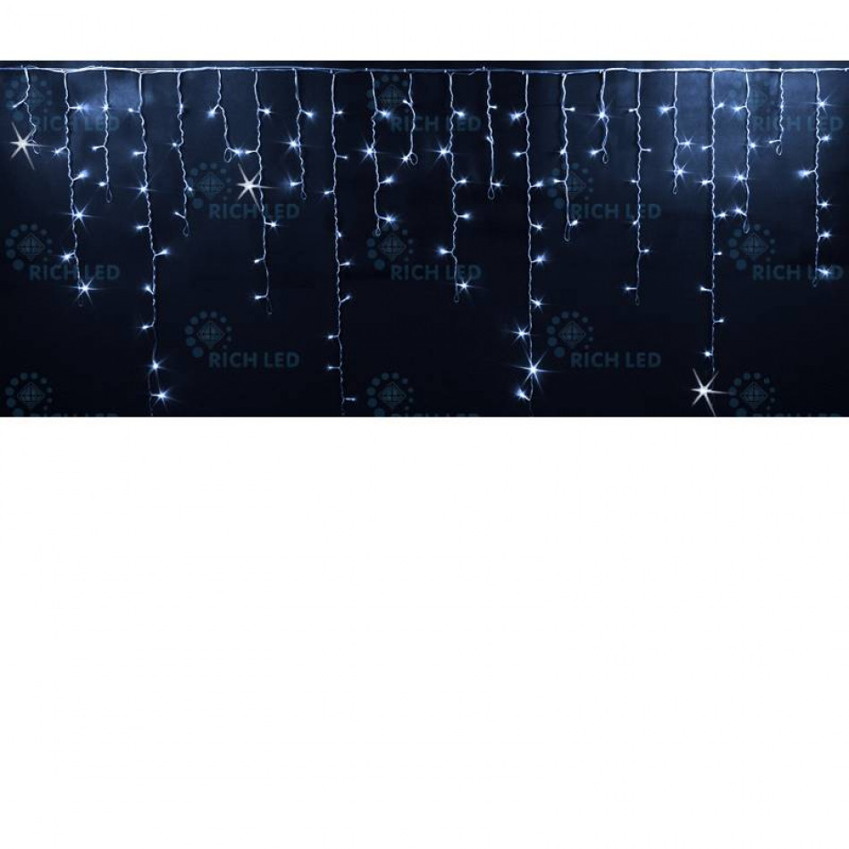 RICH LED RL-i3*0.9F-T/W - Бахрома светодиодная