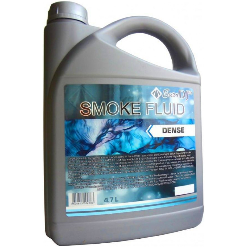 EURO DJ Smoke Fluid DENSE, 4,7L - Жидкость для дым-машин