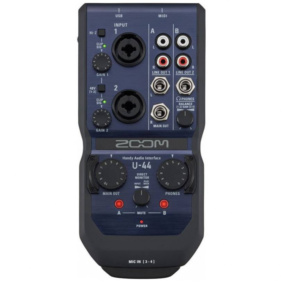 ZOOM U-44 - Звуковая карта