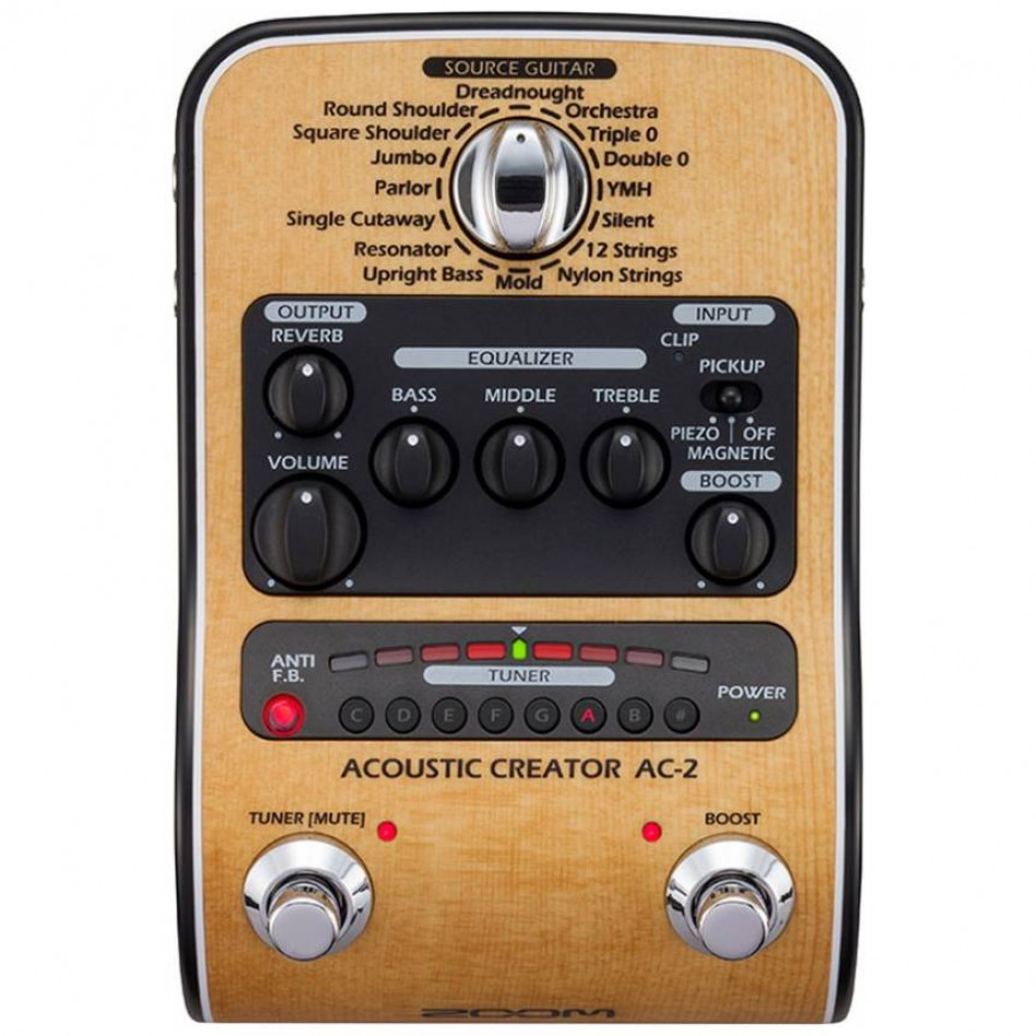 ZOOM AC-2 - Процессор эффектов для акустической гитары