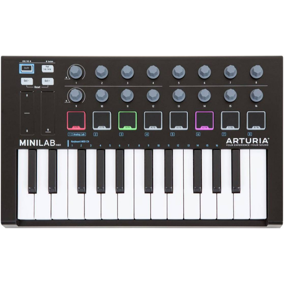 ARTURIA MiniLab mkII Black - MIDI-клавиатура